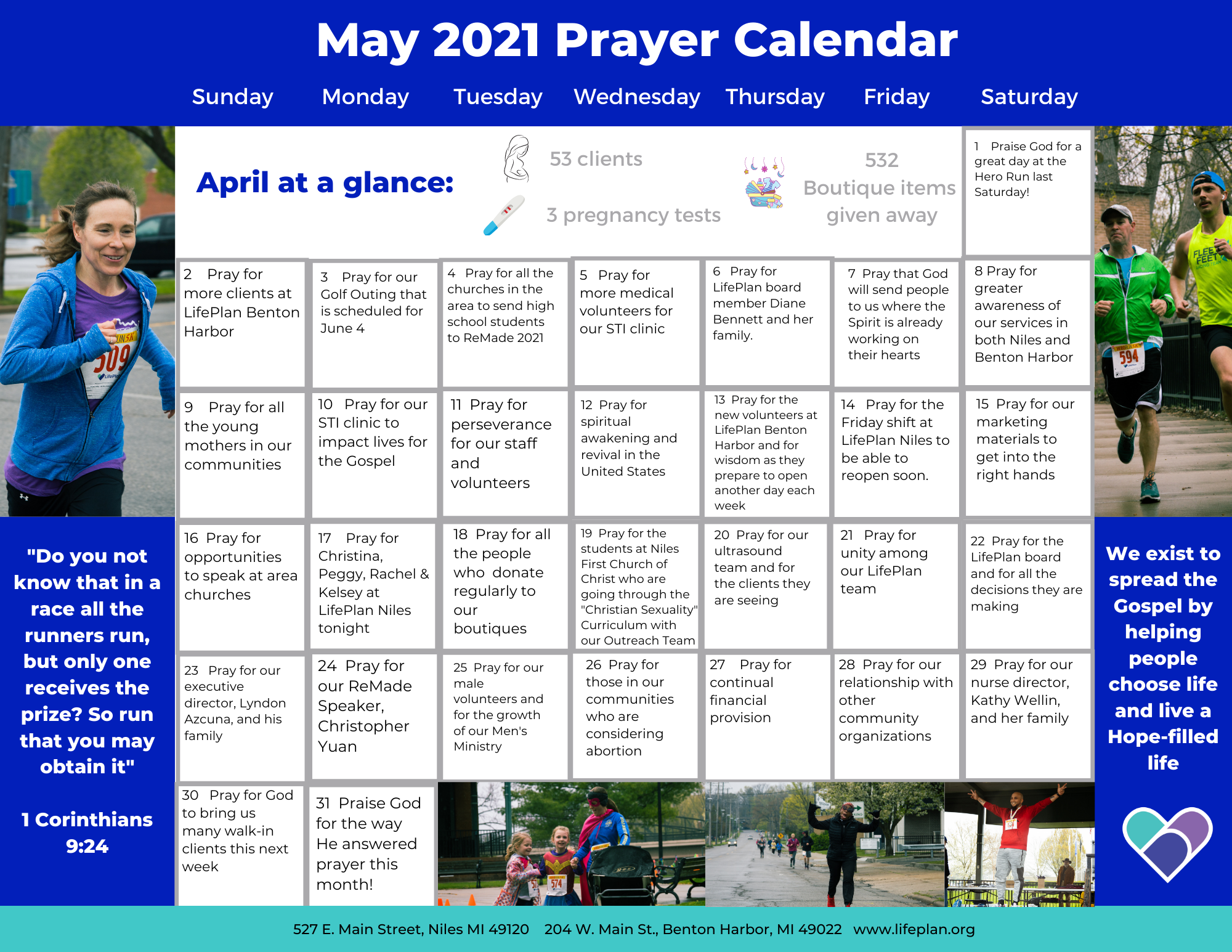 May 2021 Prayer Calendar LifePlan